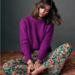 Sezane sweater violet purple size S